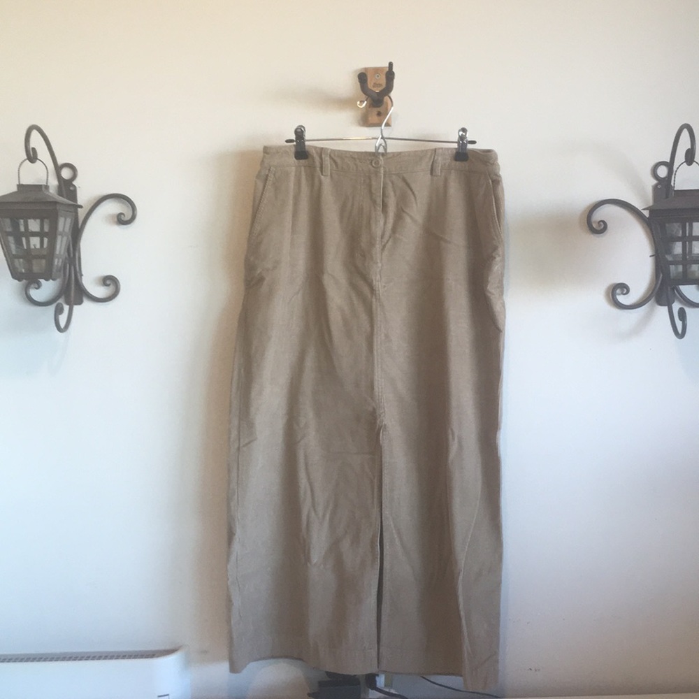 Eddie Bauer Cotton Denim Skirt